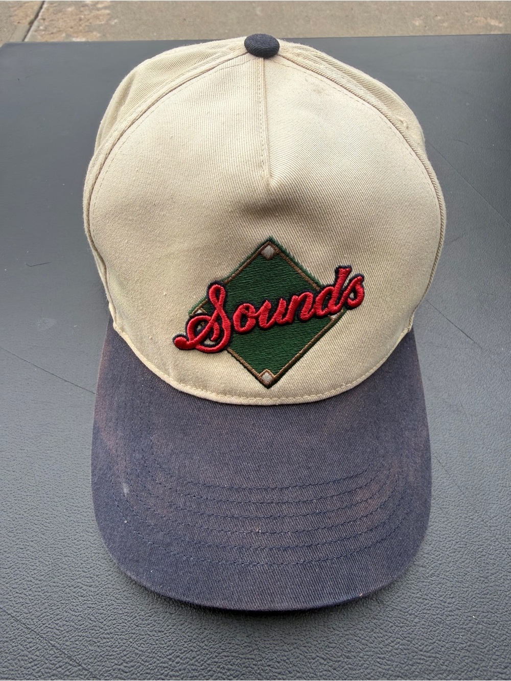 '47 Brand Sounds Cream Navy Adjustable Snapback Baseball Cap